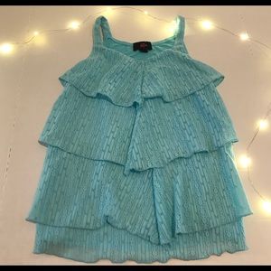 iZ Byer layered light blue tank